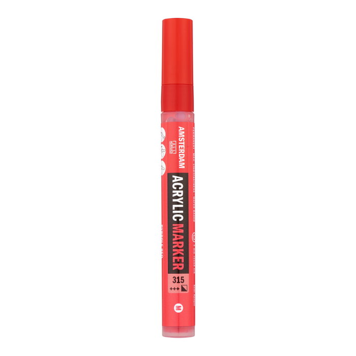 Amsterdam Marqueur Acrylique 4 mm Rouge Pyrrole 315 Amsterdam Marqueur Acrylique 4 mm Rouge Pyrrole 315